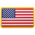 Nášivka vlajka USA velcro barevná
