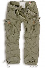 Kalhoty Premium Vintage-olivov pedepran