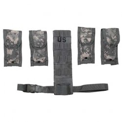 US ACU MOLLE panel se 4 sumkami 9mm