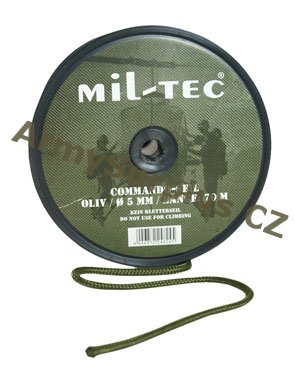 Lano ST Commando oliv 5mm/70m - Kliknutm na obrzek zavete