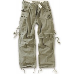 Kalhoty Vintage fatigues-olivov pedepran
