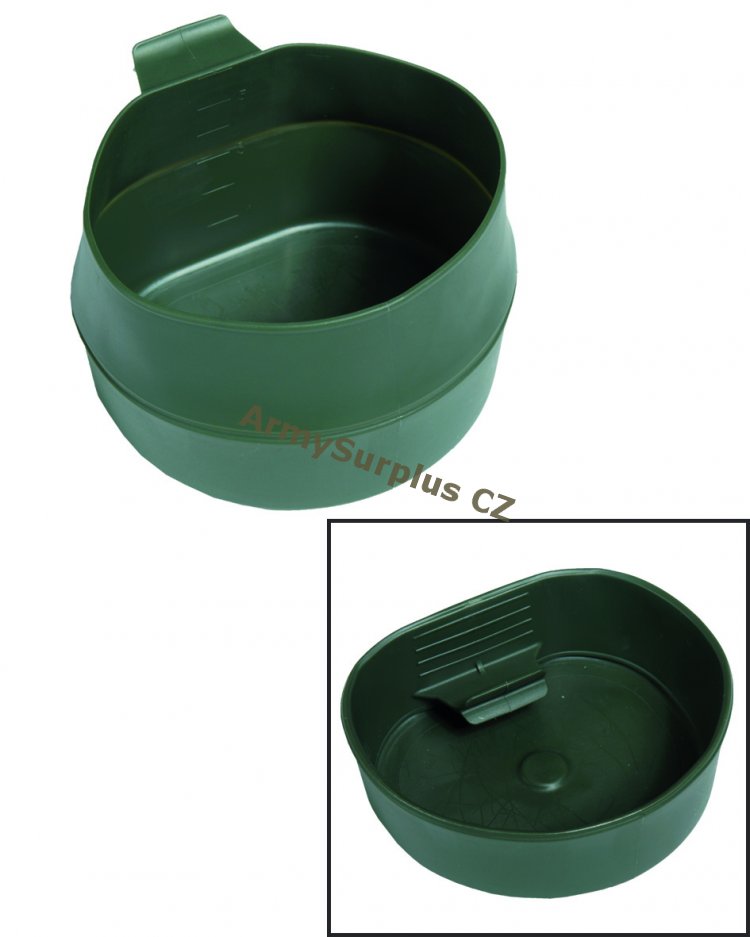 Hrnek skldac FOLD-A-CUP 200 ml oliv - Kliknutm na obrzek zavete