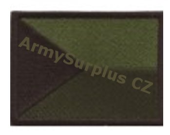 Nivka vyvan - vlajka bojov oliv R 40*28 mm - Kliknutm na obrzek zavete