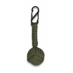 Karabina Paracord Ball - oliv