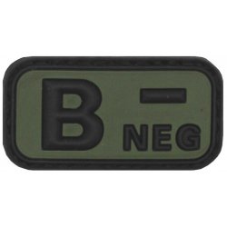 Nivka krevn skupina B NEG 3D velcro oliv