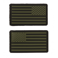 Nivka insignie US OD green such zip - 2 kusy