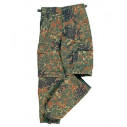 Kalhoty dtsk BDU odepnateln BW flecktarn