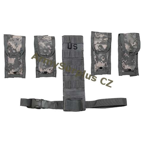 US ACU MOLLE panel se 4 sumkami 9mm - Kliknutm na obrzek zavete