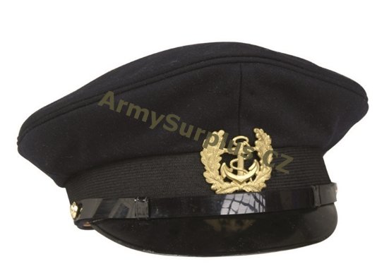 Kloubok NAVY kapitnsk s odznakem - modr navy - Kliknutm na obrzek zavete