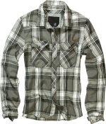 Koile Brandit CheckShirt - olivov