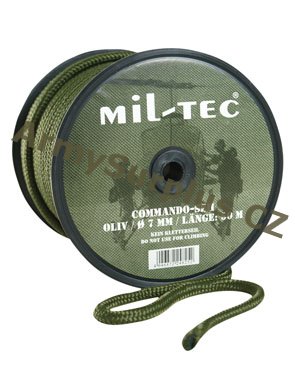 Lano ST Commando oliv 7mm/50m - Kliknutm na obrzek zavete