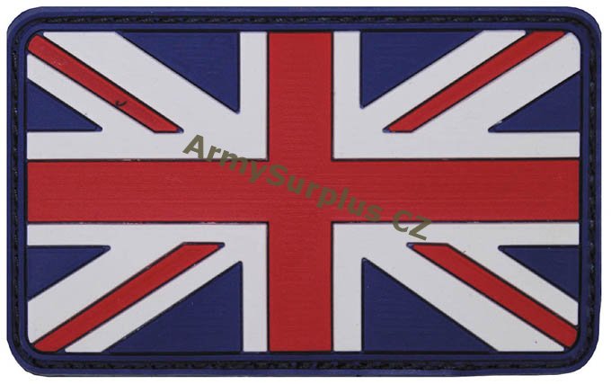 Nivka vlajka Velk Britnie velcro barevn - Kliknutm na obrzek zavete