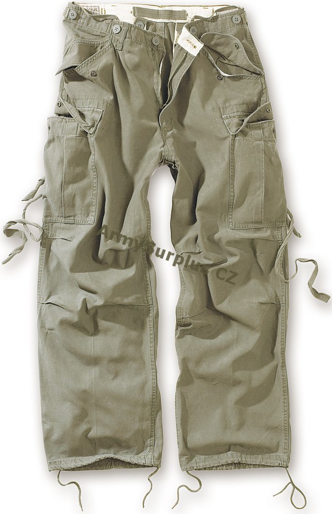 Kalhoty Vintage fatigues-olivov pedepran - Kliknutm na obrzek zavete