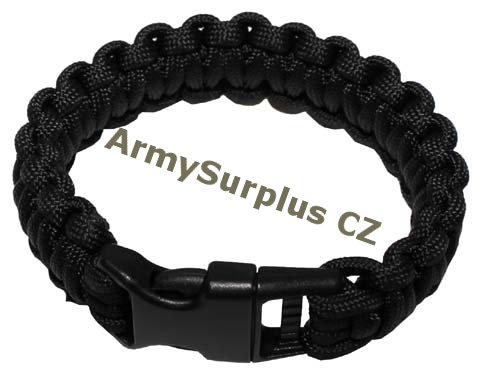 Nramek "Paracord" e 2,3 cm ern - Kliknutm na obrzek zavete