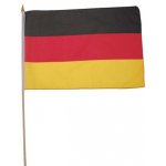 Vlajka Německo s dřevěnou žerdí