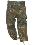 Kalhoty dtsk BDU BW flecktarn