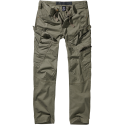 Kalhoty Adven Slim Fit - olive