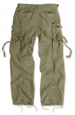 Kalhoty Vintage fatigues-olivov pedepran