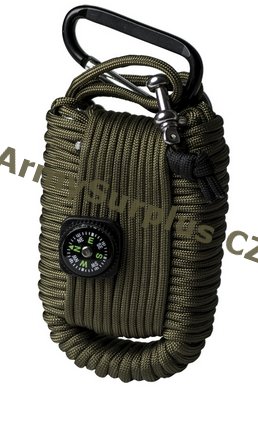 Paracord - Survival sada velk - OD green - Kliknutm na obrzek zavete