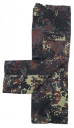 Kalhoty BDU dtsk BW flecktarn