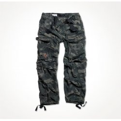 Kalhoty Airborne vintage-black camo