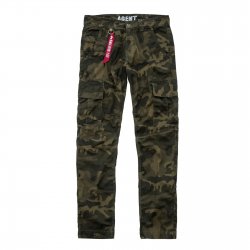 Kalhoty ALPHA INDUSTRIES Aent C - olive camo