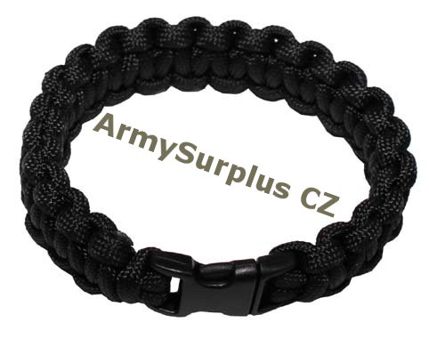 Nramek "Paracord" e 1,9 cm ern - Kliknutm na obrzek zavete