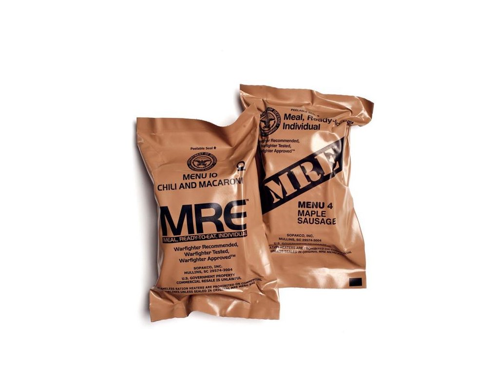 MRE US BOX 1-12 (MEAL READY to EAT) - potravinov dvka - Kliknutm na obrzek zavete